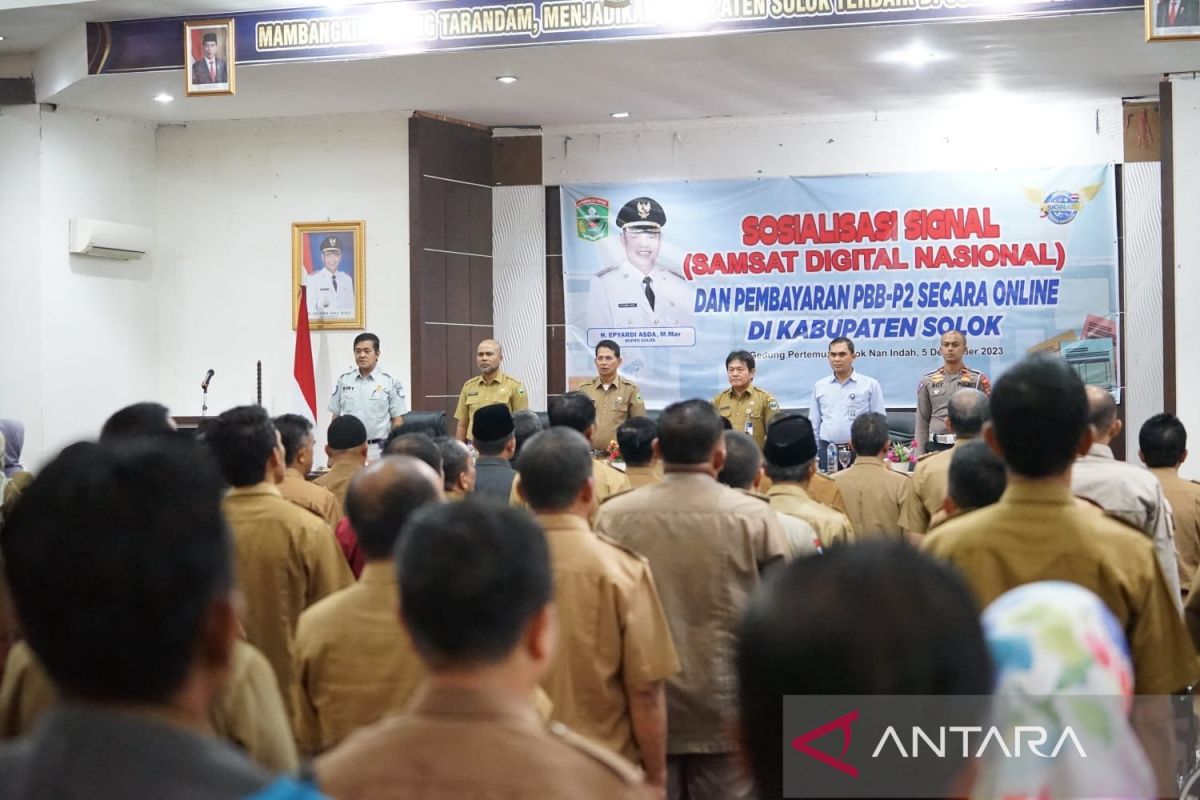 Pemkab Solok sosialisasikan penerapan portal satu data dan statistik