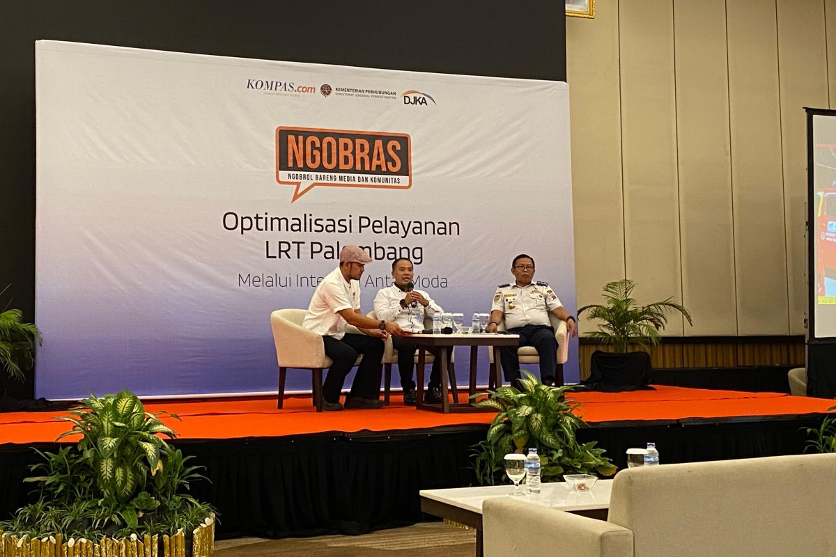 Penumpang LRT Palembang diproyeksi  capai 4 juta hingga akhir 2023