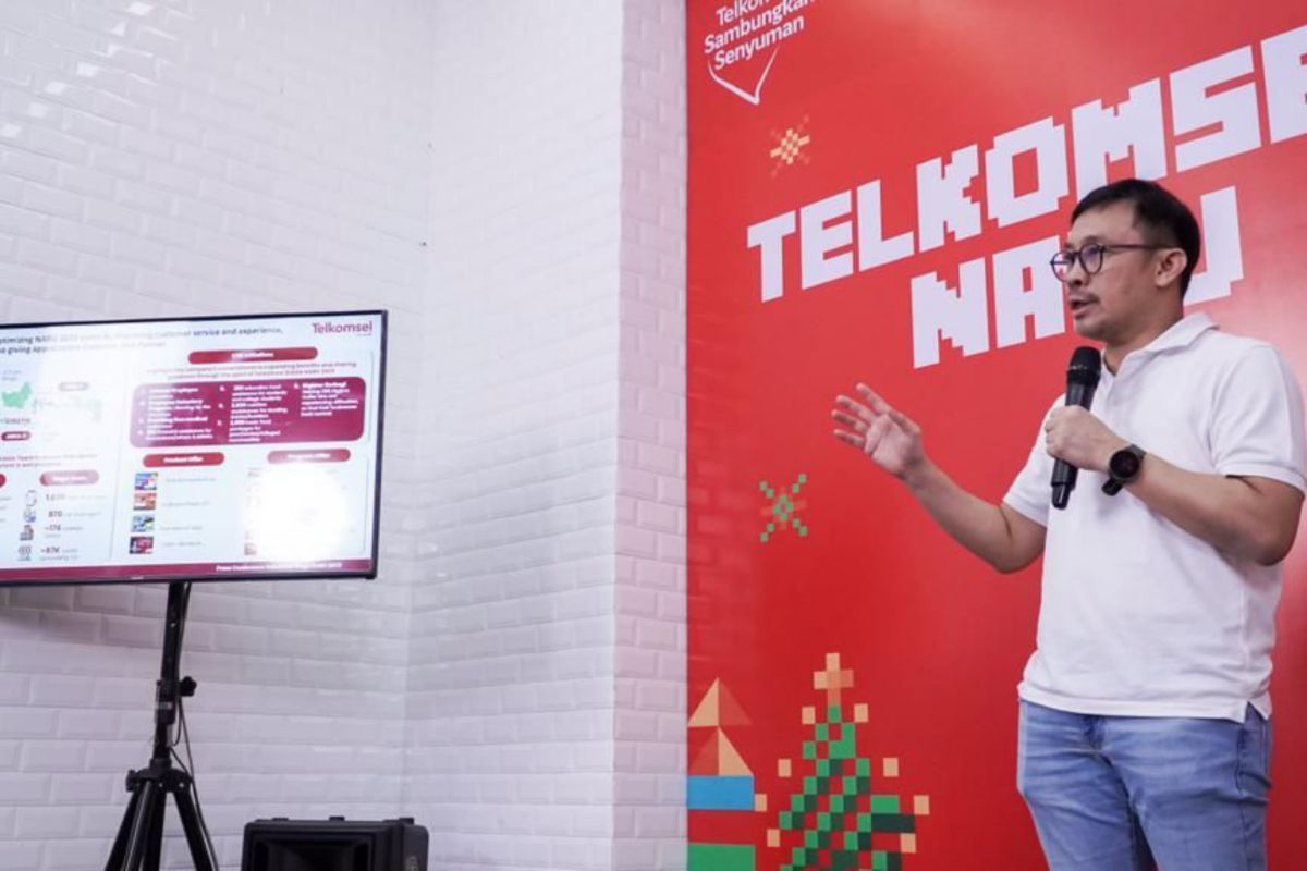 Telkomsel optimalkan ribuan BTS sambut Natal dan Tahun Baru 2024
