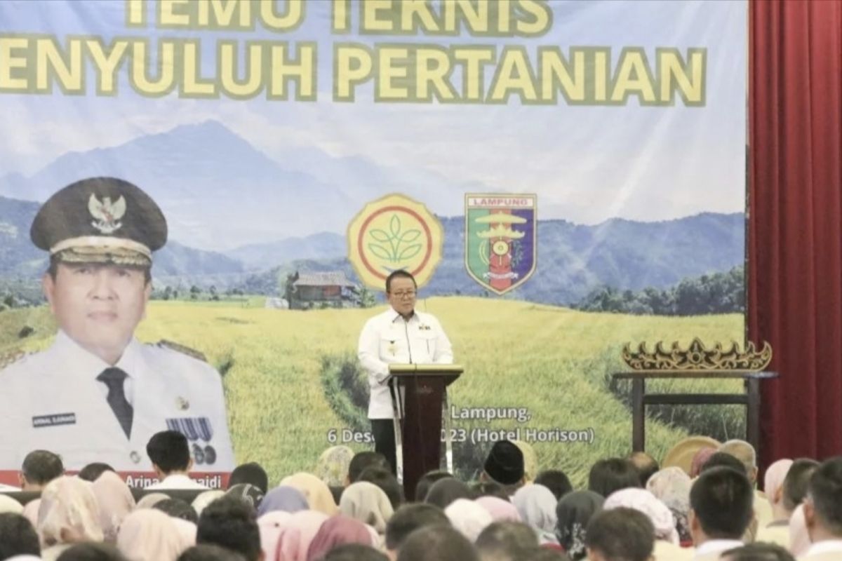 Gubernur Lampung: Penyuluh harus bangun pertanian berbasis teknologi