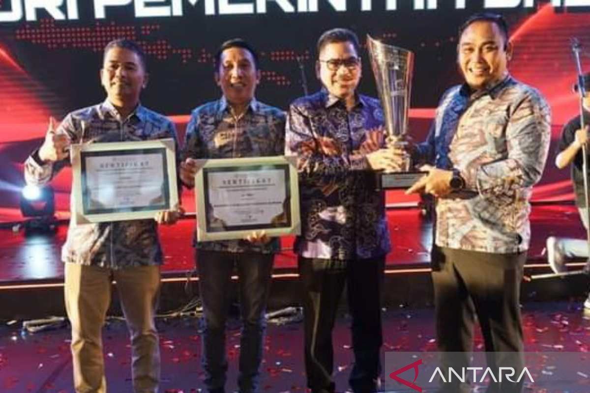 Pemkab Sidrap raih juara I TP2DD Akselerasi Retribusi dan ASN Digital