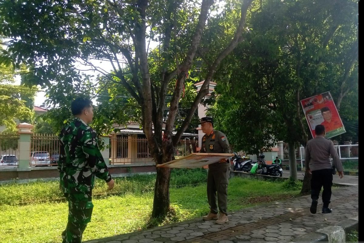 Satpol PP: Penertiban APK di Palembang sampai hari  pencoblosan