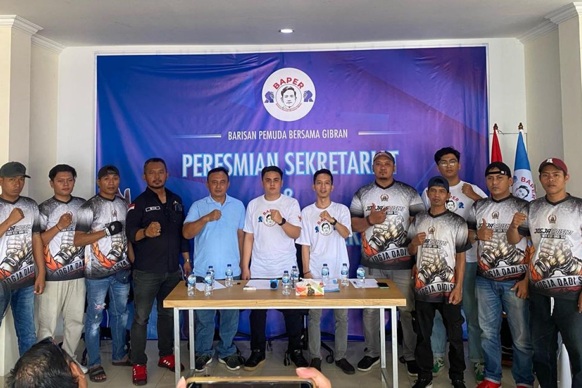 Barisan Pemuda Bersama Gibran bergerak dari Daerah Istimewa Yogyakarta