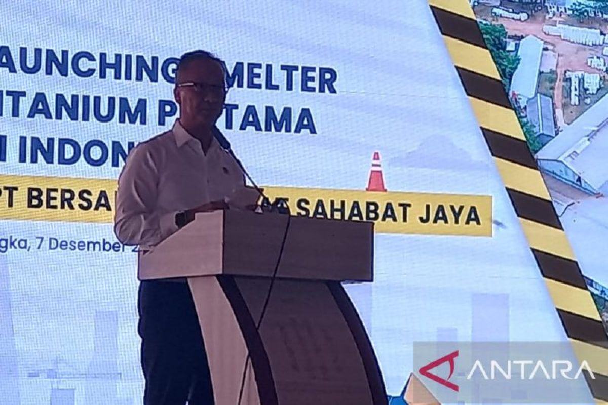 Menteri Perindustrian prioritaskan hilirisasi titanium Babel