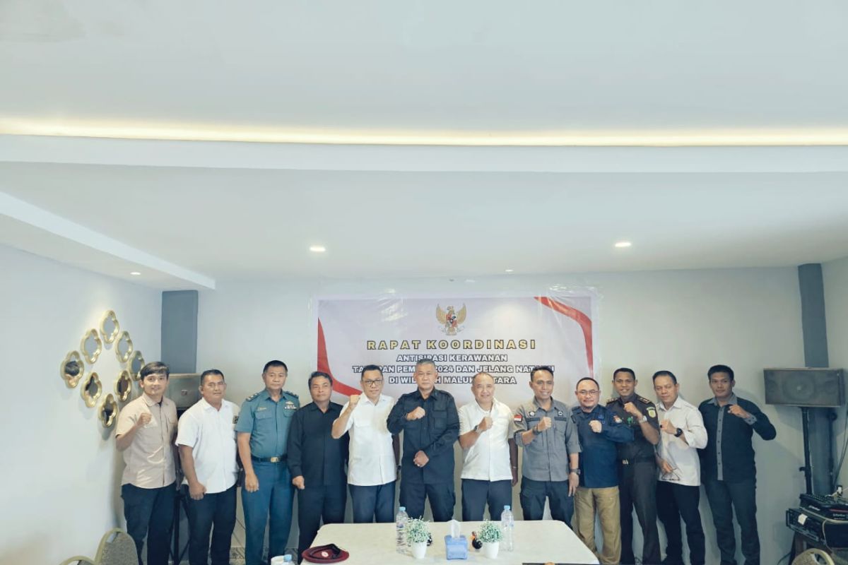 Awasi Pemilu, Kominda Malut deklarasi Komitmen netralitas ASN dan TNI/Polri