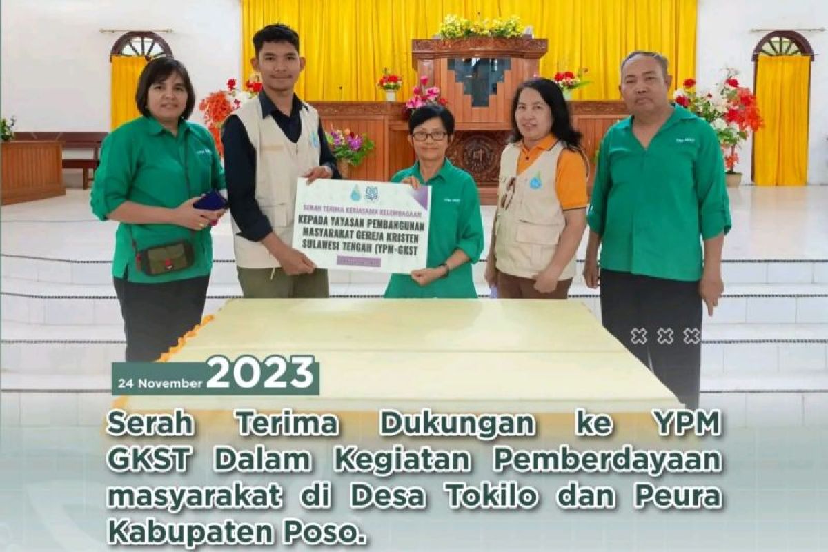 PT Poso Energy dukung kegiatan Yayasan GKST di Desa Tokilo dan Peura