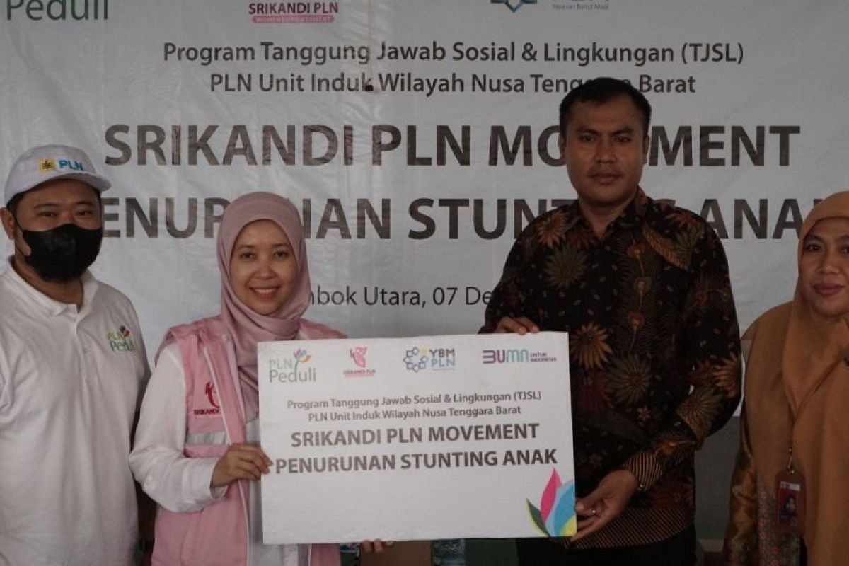 Peduli stunting, Srikandi PLN UIW NTB gelar aksi peduli gizi