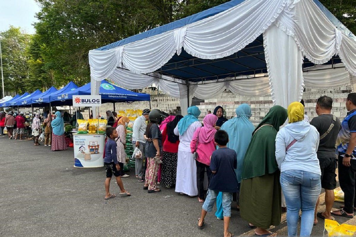 Bulog Belitung gelontorkan beras SPHP dua kali lipat di akhir tahun