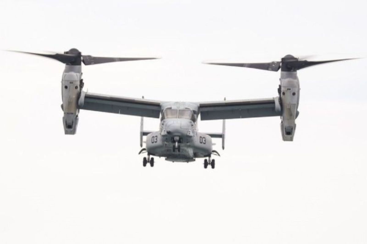Militer AS larang pesawat Osprey terbang setelah kecelakaan fatal di Jepang