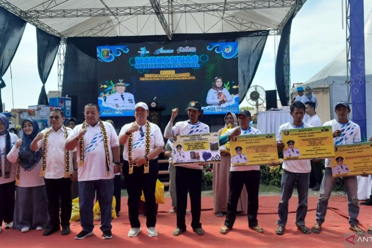 Hari Ikan Nasional digelar di Desa Margasari Lampung Timur