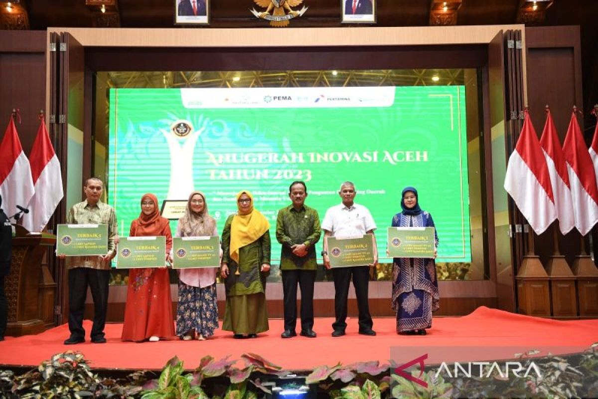 Sinaberkat Distanbun Aceh jadi terbaik pertama Anugerah Inovasi Aceh 2023