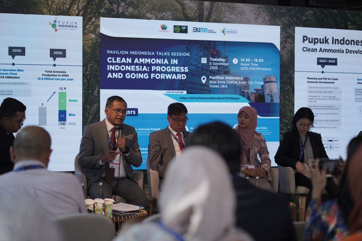 Pupuk Indonesia bangun pabrik "clean ammonia" 2026