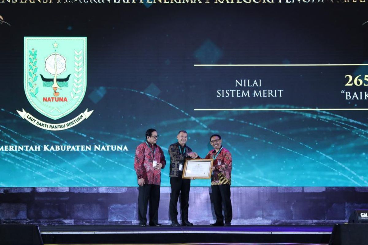 Pemkab Natuna raih predikat "baik" Anugerah Meritokrasi