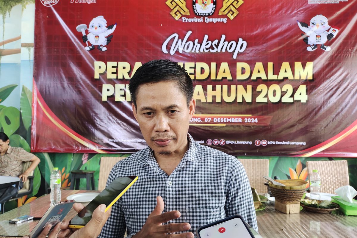 KPU Lampung: Media massa penting sebagai corong informasi pemilu