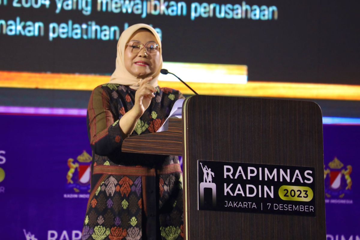 Menaker Ida Fauziyah sebut potensi perusahaan berikan pelatihan ke pekerja cukup besar