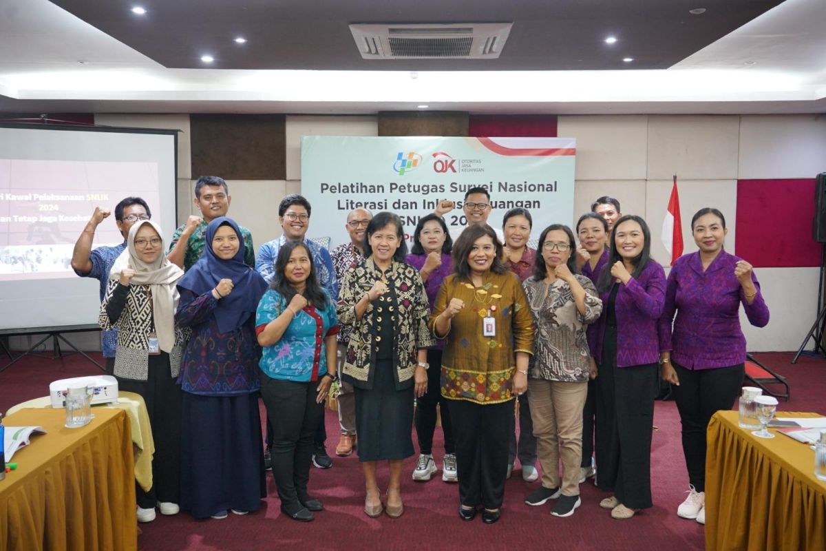 OJK Bali dan BPS beri pelatihan petugas Survei Literasi dan Inklusi Keuangan