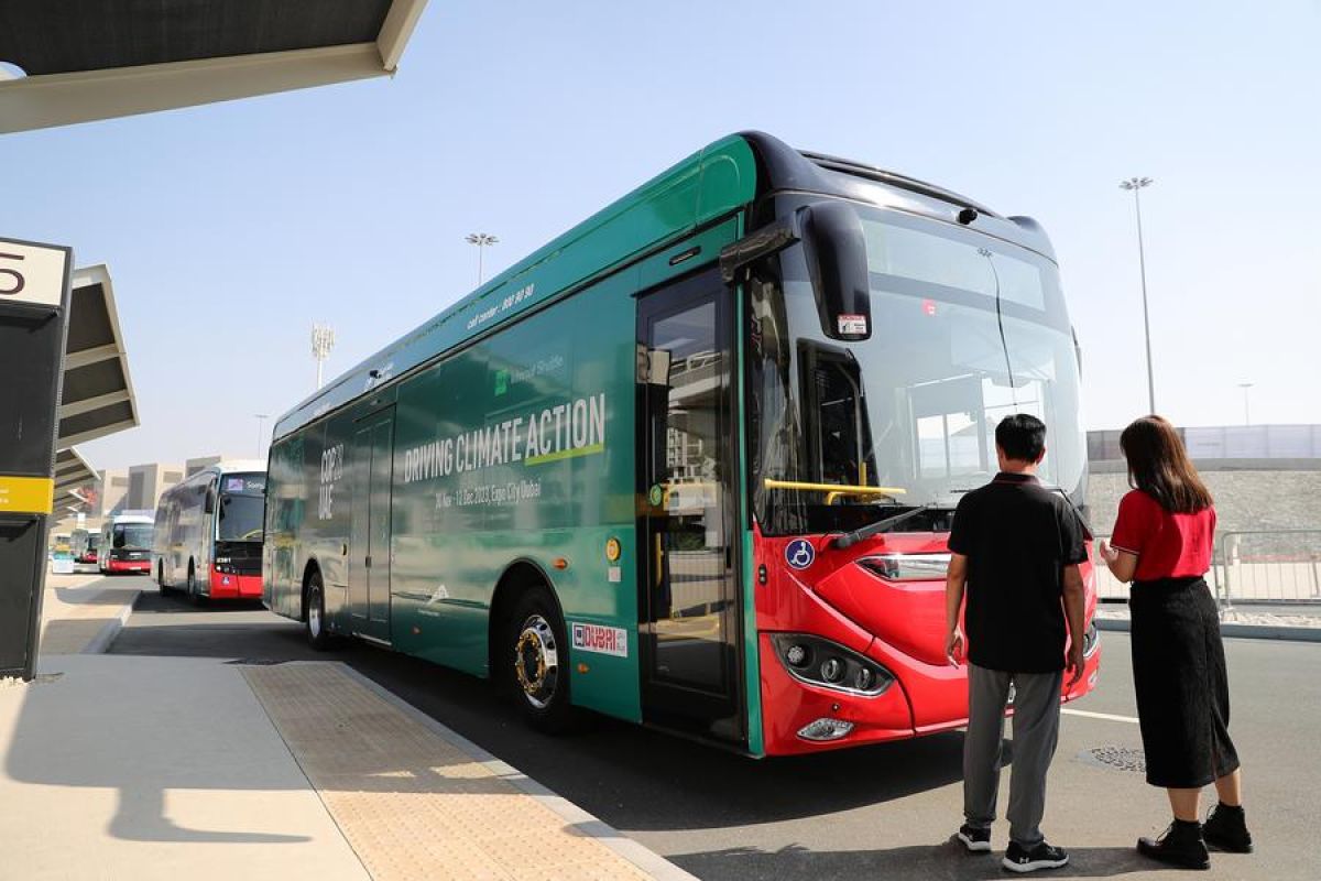 Bus listrik China "dorong" aksi iklim di COP28