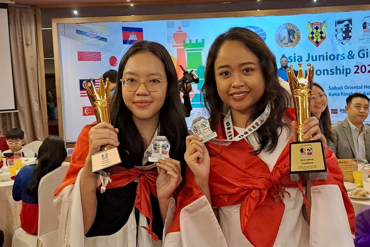 Diajeng Teresa Singgih juara di Kejuaraan Catur Junior Asia Timur 2023