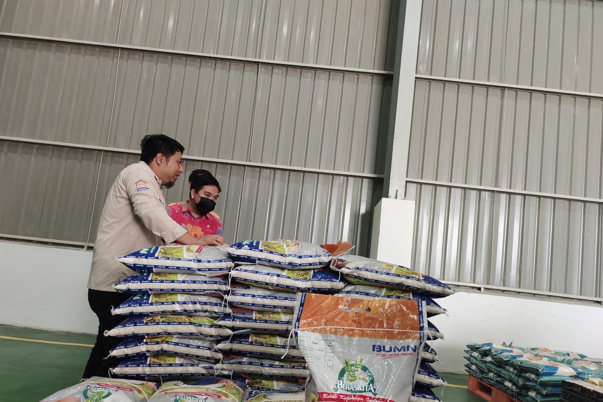 Bulog Lampung sebut total stok cadangan beras 36.465 ton di akhir tahun