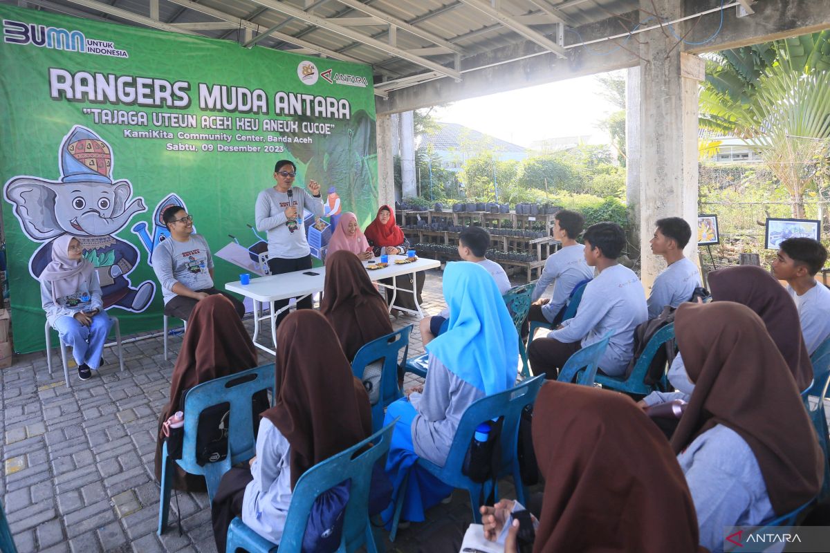 LKBN ANTARA menaja program Rangers Muda Antara di Aceh