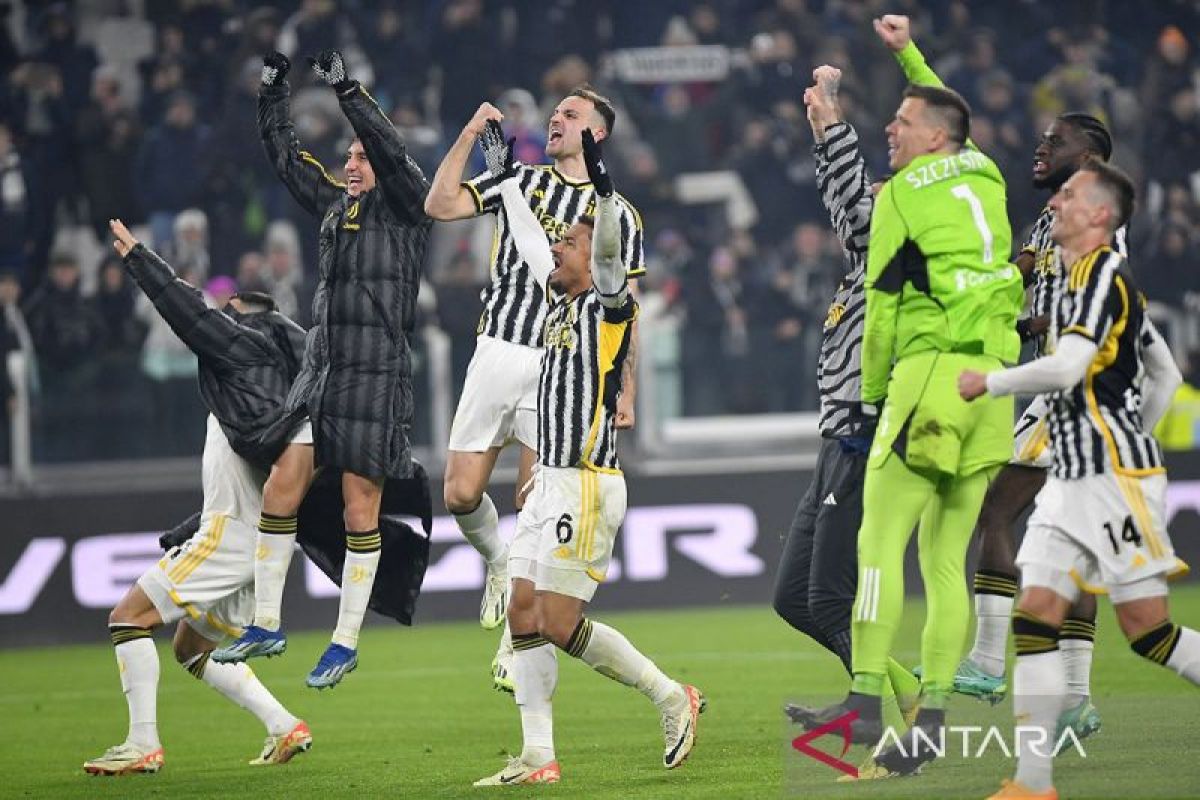 Juventus menang telak 6-1 atas Salernitana di Piala Italia
