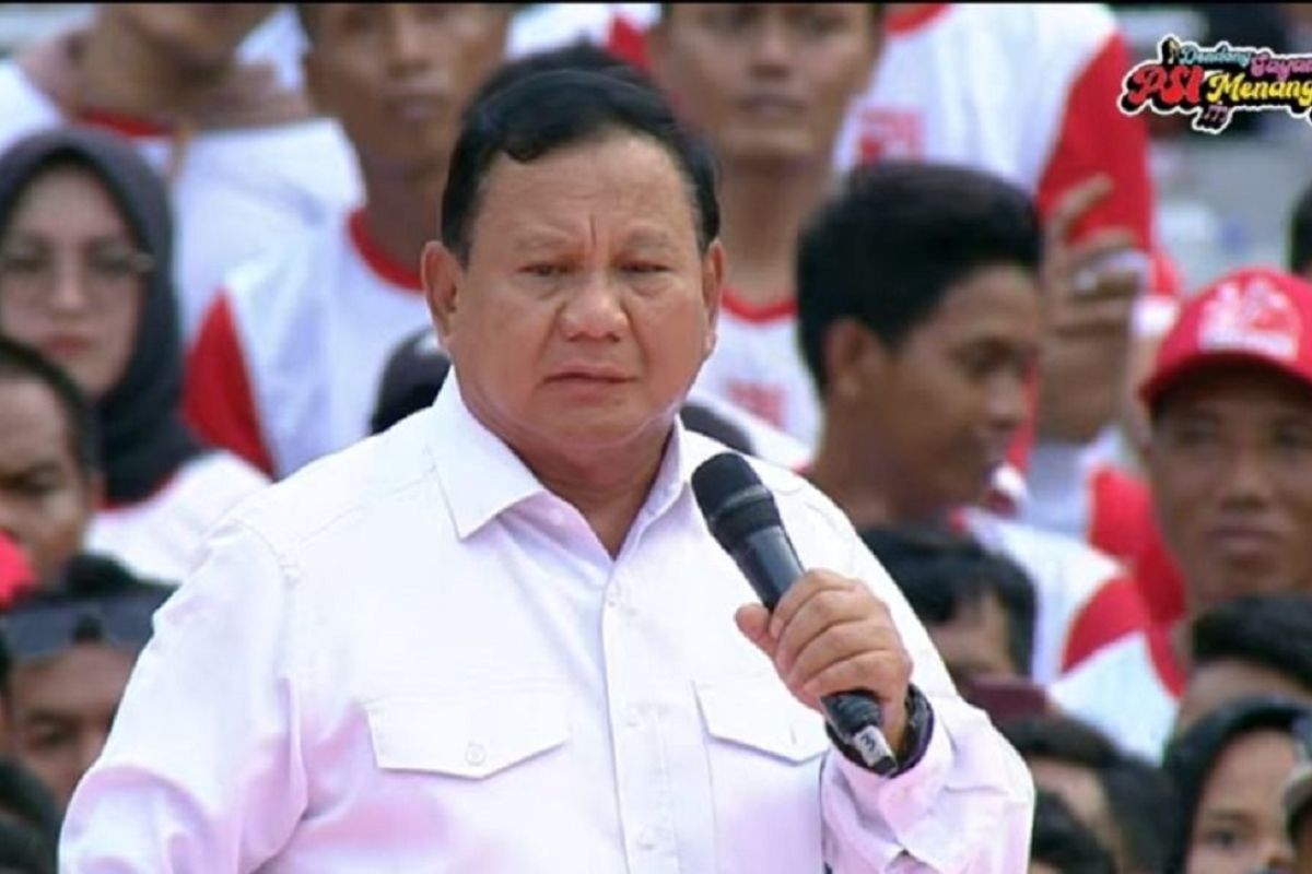 Prabowo  hadiri perayaan HUT PSI di Semarang