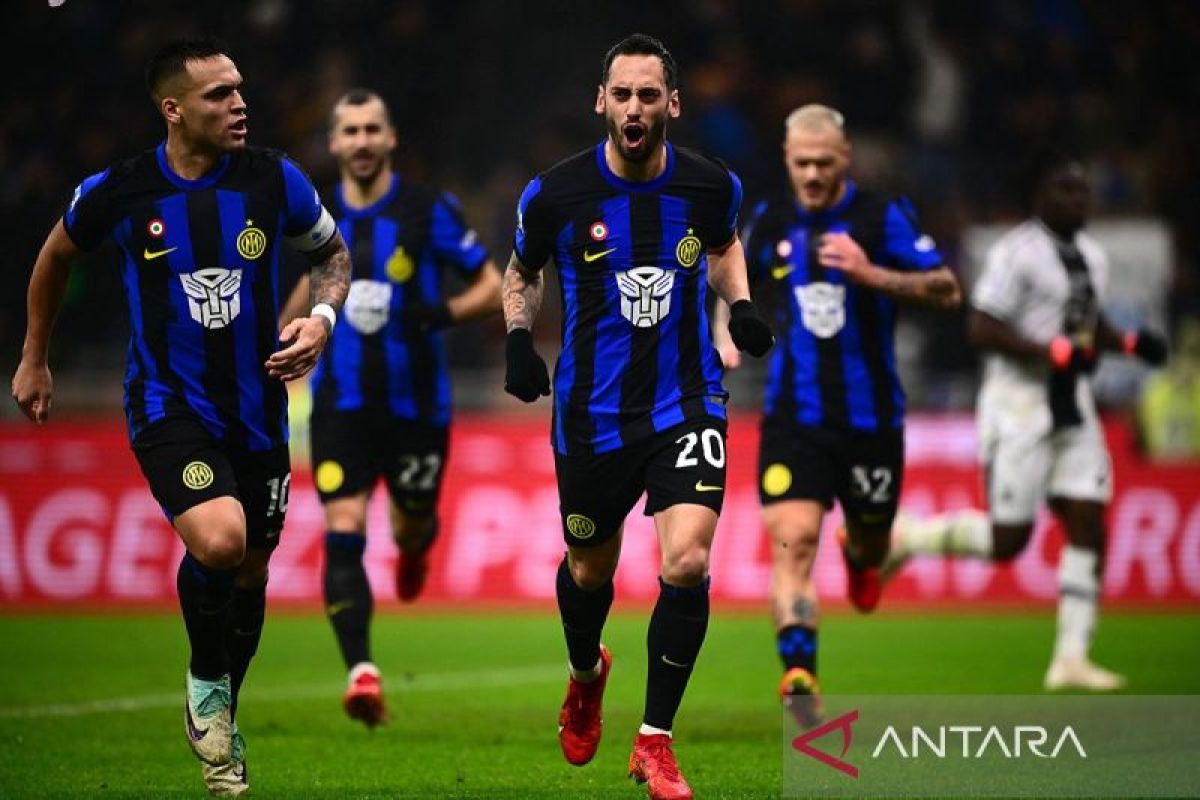 Inter rebut pucuk klasemen Liga Italia setelah hancurkan Udinese 4-0