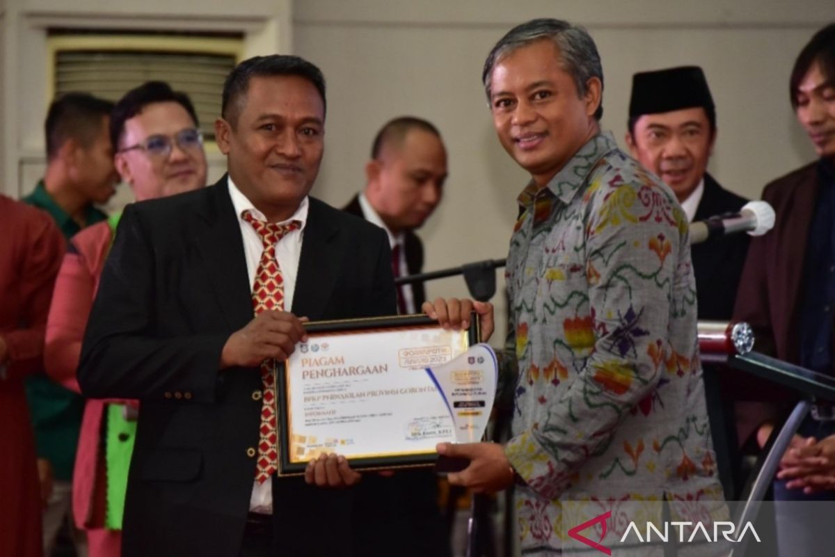 Tujuh instansi di Gorontalo meraih Anugerah KIP Tahun 2023