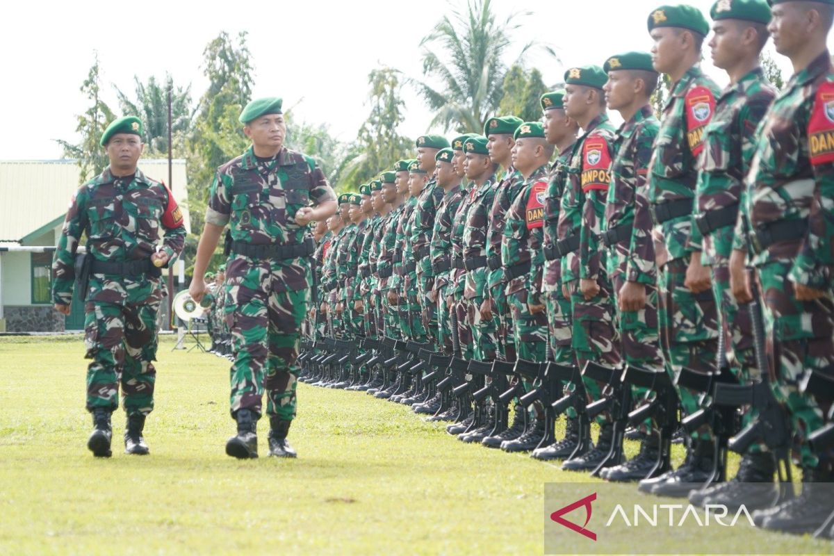 Danrem 012 Teuku Umar Aceh lepas keberangkatan 555 prajurit TNI ke Papua