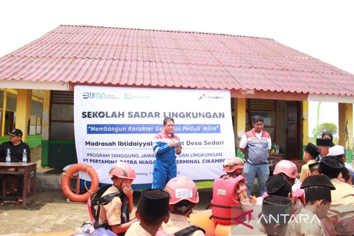 Pertamina Patra Niaga Regional JBB adakan edukasi peduli lingkungan di Karawang