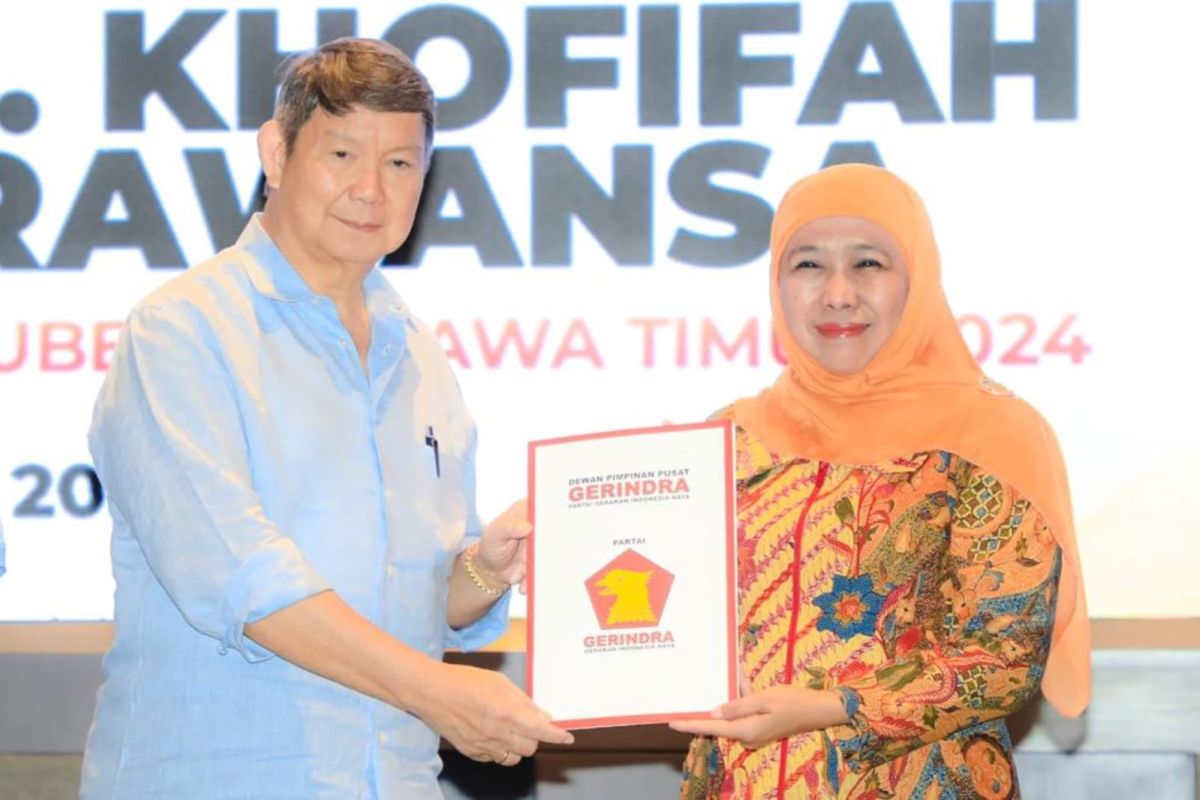 Gerindra resmi rekomendasi Khofifah maju di Pilkada Jawa Timur 2024