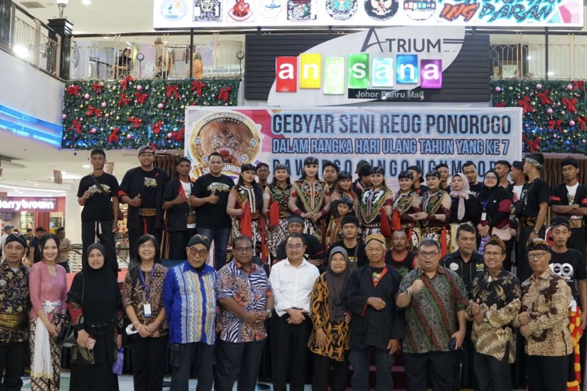 Konjen RI : Gebyar Seni Reog Ponorogo di Johor Bahru Malaysia menjadi pemersatu
