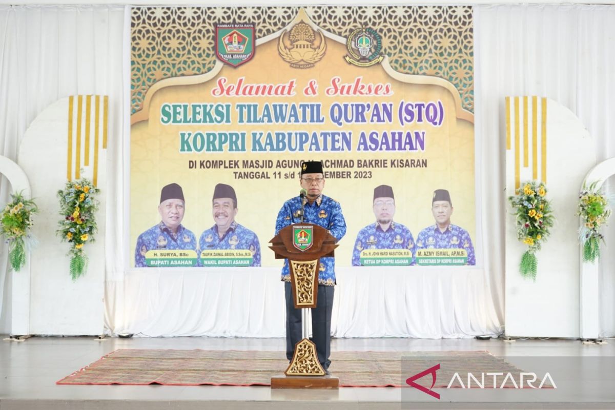 77 peserta ikut seleksi Tilawatil Quran Korpri Asahan