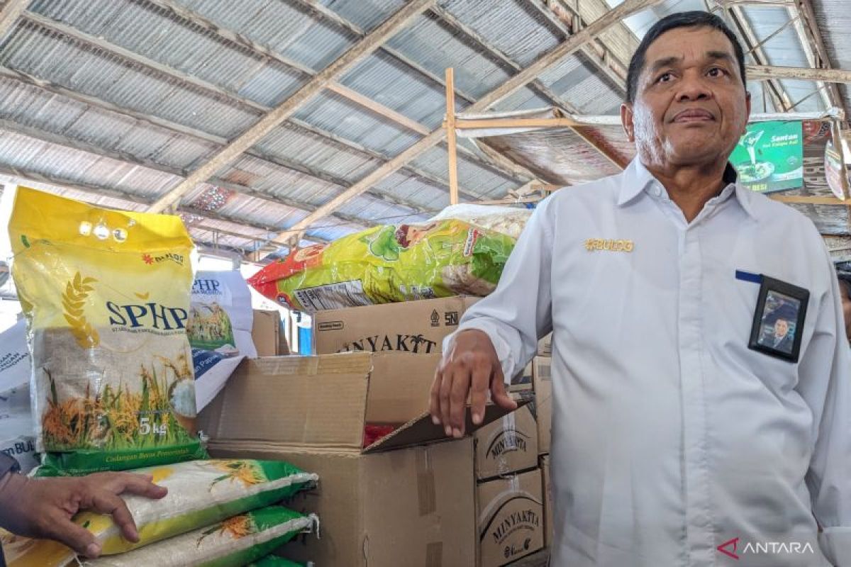 Bulog Sumut sediakan 5-10 ton  beras ke setiap pasar murah