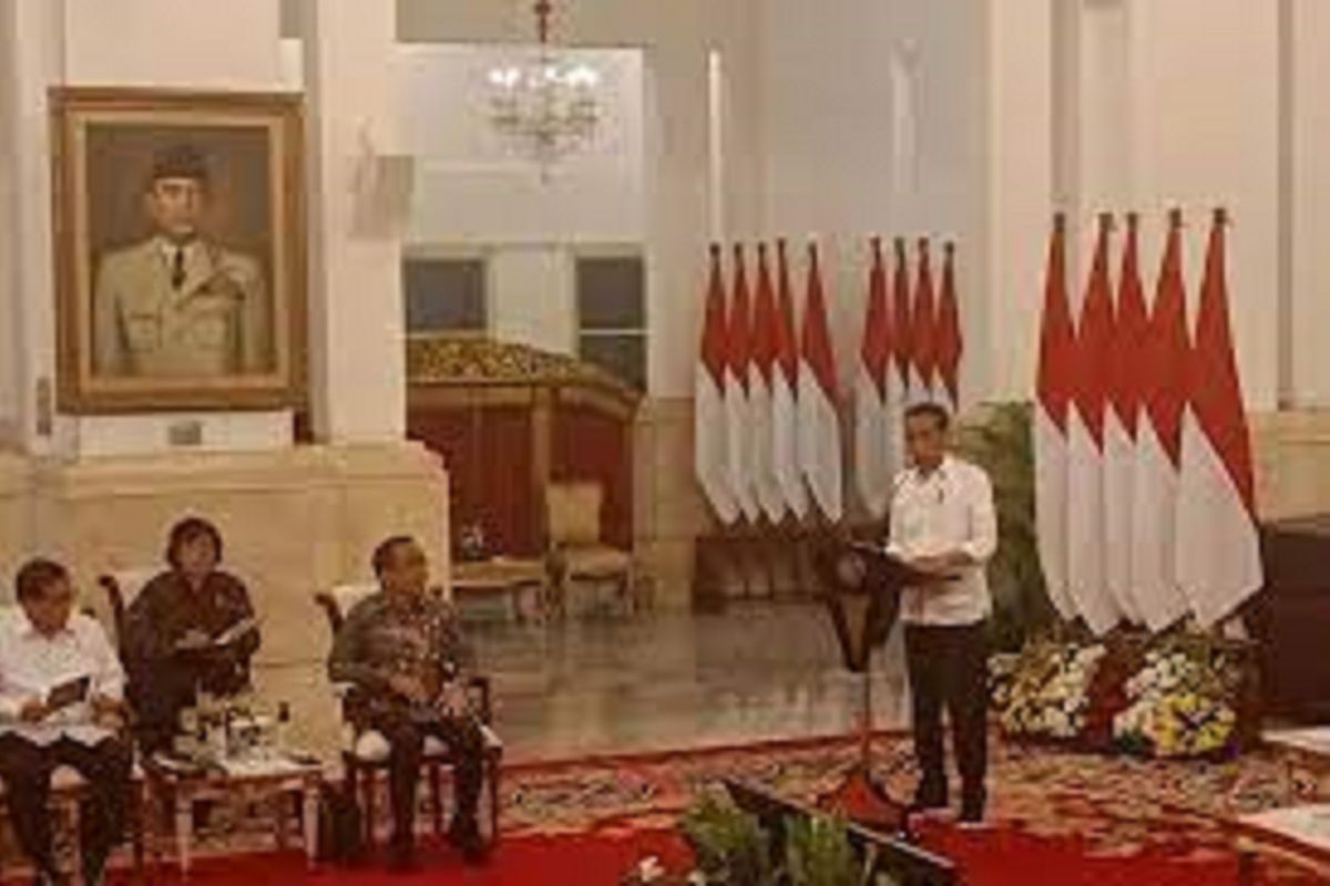 Presiden Jokowi minta jajaran perhatikan stabilitas harga bahan pokok