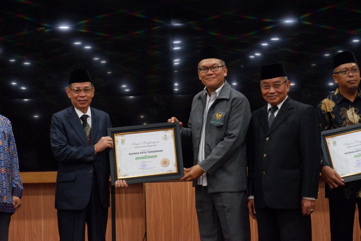 Baznas Kota Tangerang raih penghargaan donasi untuk Palestina tertinggi