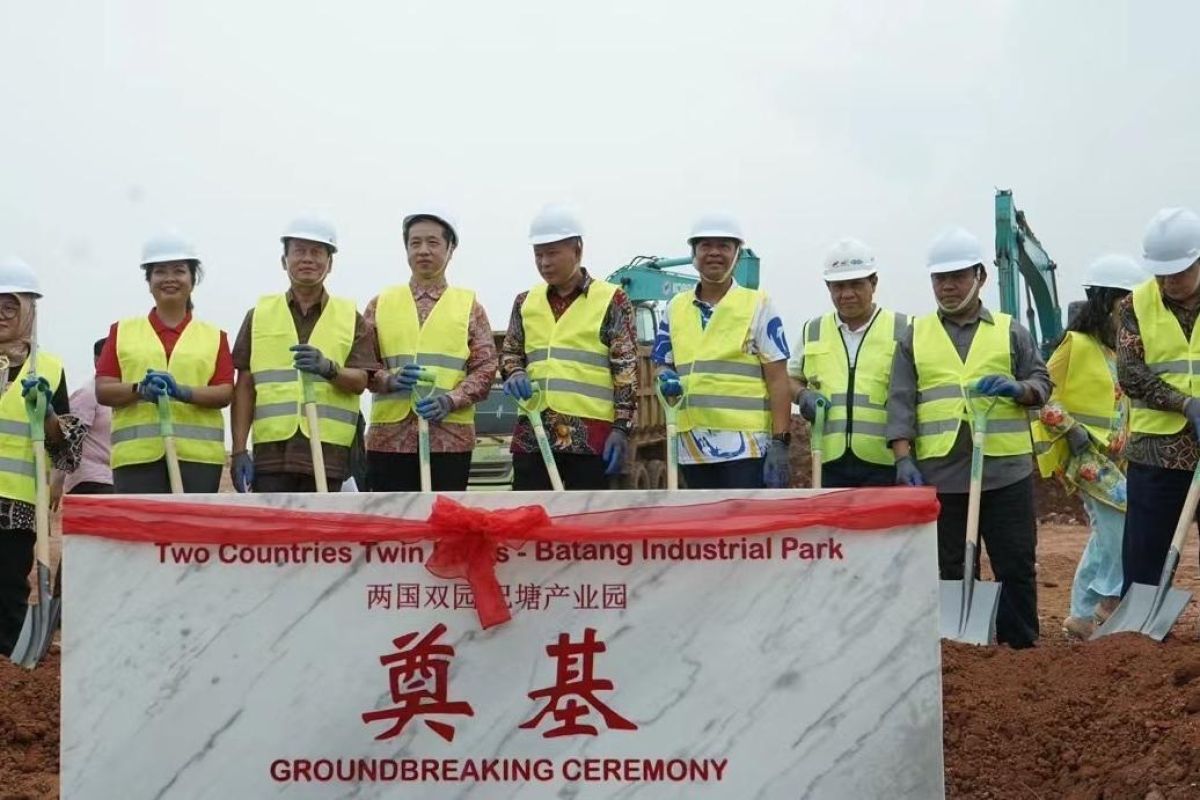 Kawasan Industri Batang kerja sama China-RI resmi dibangun