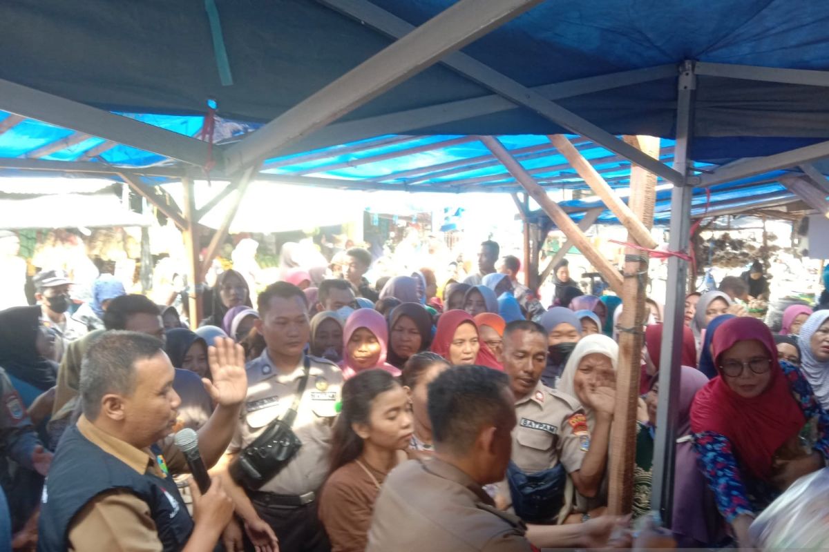 Tekan inflasi, Disperindag Lampung gelar pasar murah di Kota Metro