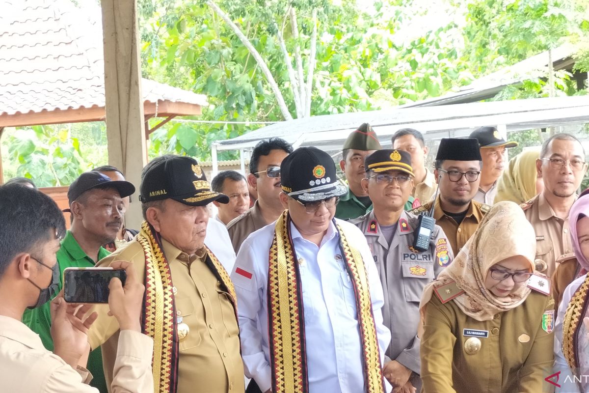 Wamentan tinjau pasokan produksi ternak di Lampung Selatan