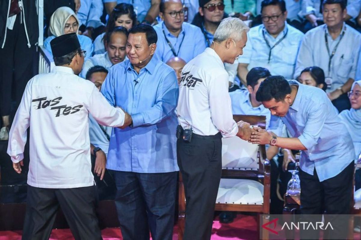 Debat perdana, Prabowo janji berantas korupsi hingga ke akar