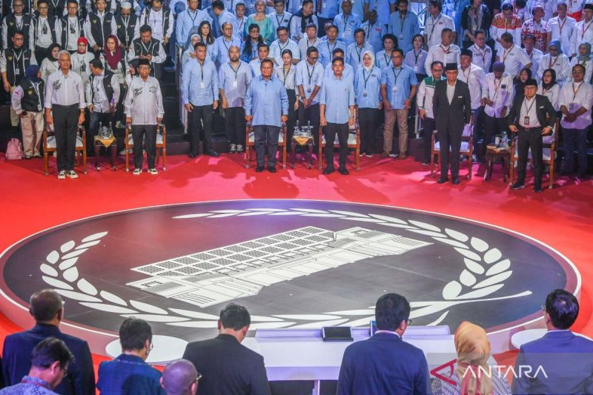 Debat perdana, Prabowo janji berantas korupsi hingga ke akar