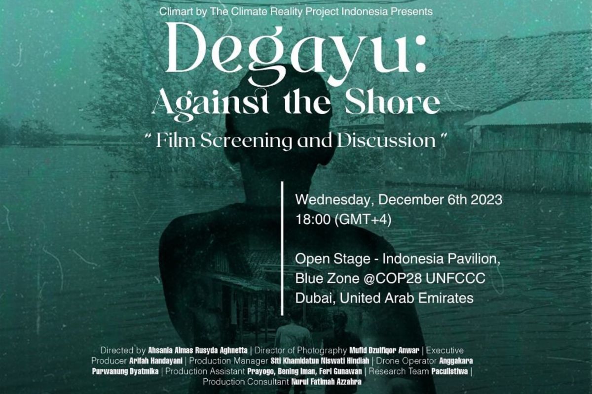 Film "Degayu: Againts the Shore" curi perhatian di COP28 Dubai