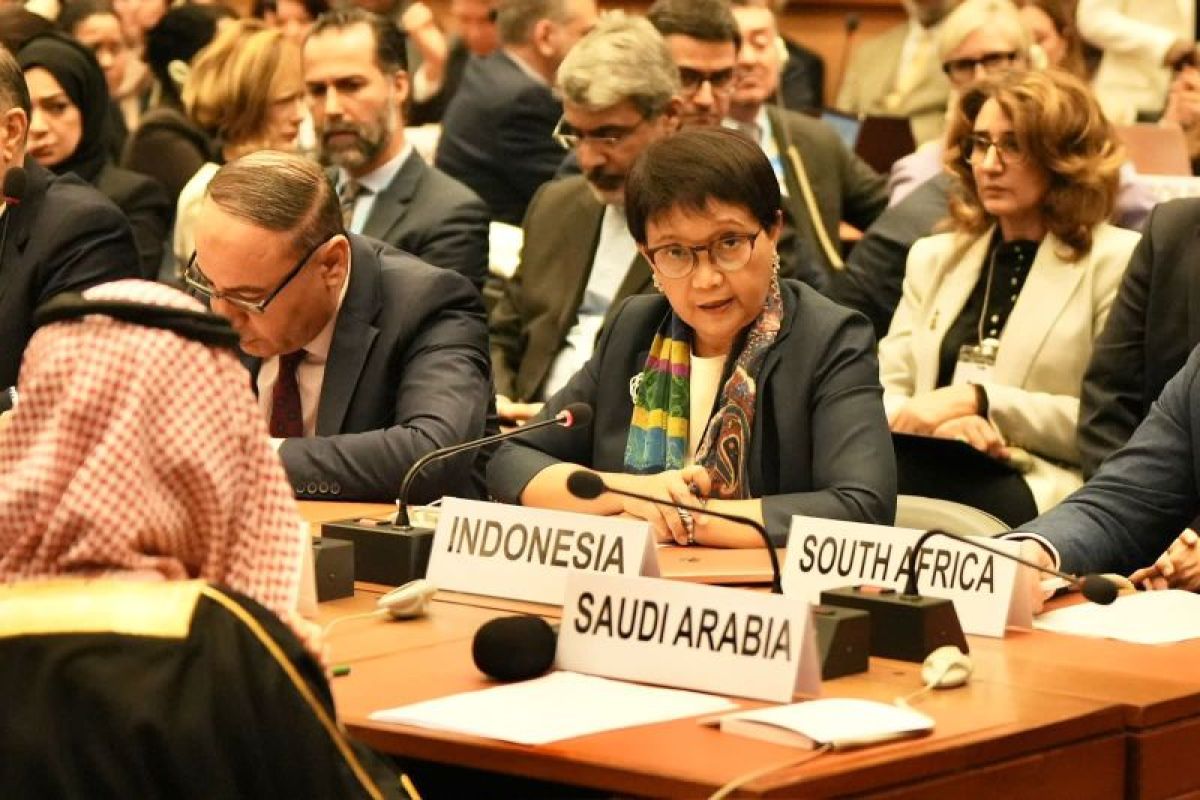 Menlu Retno berbicara mengenai Palestina di ICJ pada 23 Februari