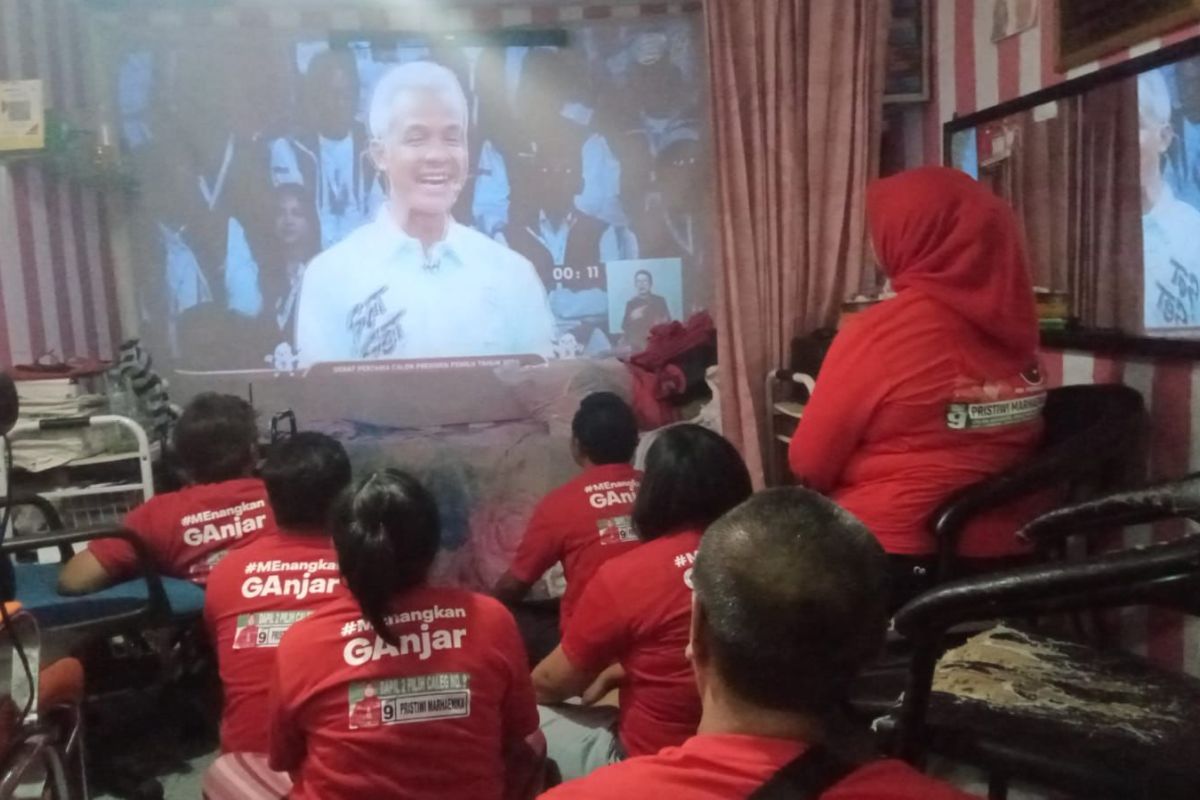 Kader PDIP puas penampilan Ganjar di debat perdana capres