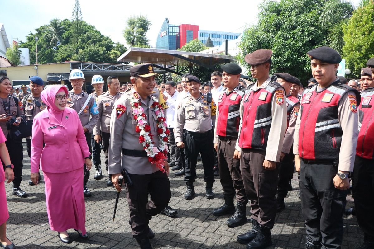 Kapolda Sulut cek kesiapsiagaan personel Polresta Manado