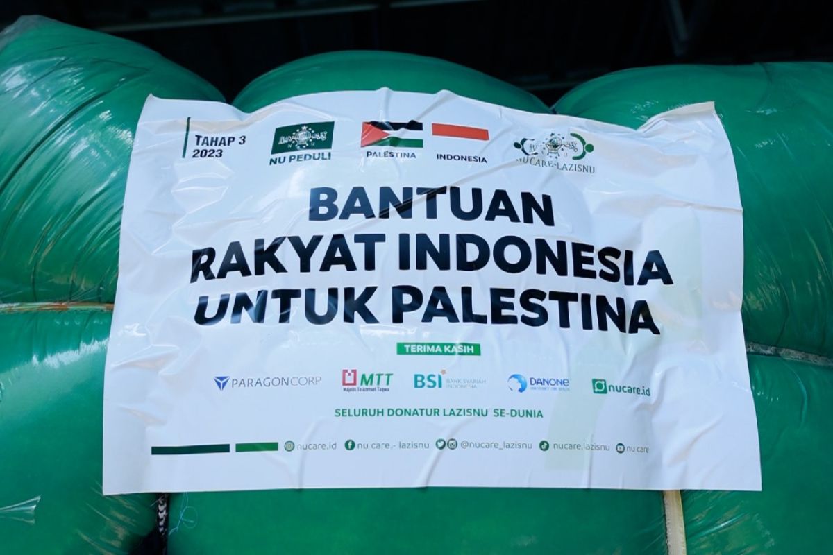 NU Care-LazisNU salurkan bantuan untuk Palestina lewat TNI AL