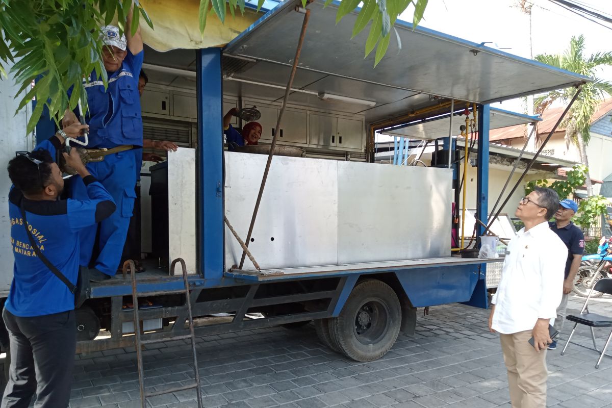 Dinsos Mataram uji coba mobil dapur umum mengantisipasi dampak bencana