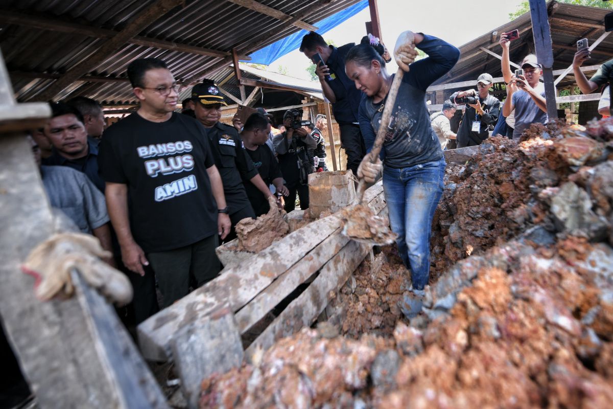 Kampanye di Riau, Anies janji prioritaskan infrastruktur mikro