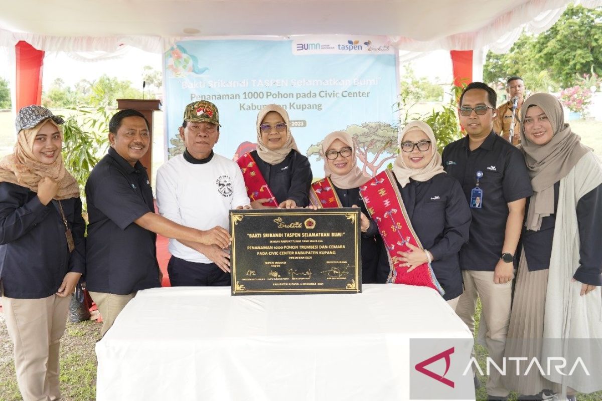 TASPEN tanam 1.000 pohon sebagai komitmen lestarikan lingkungan di NTT