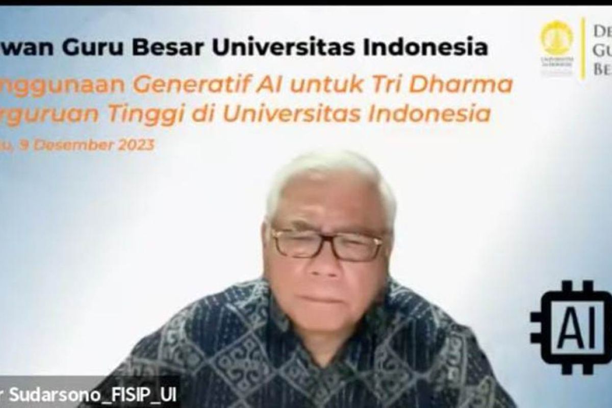 DGB UI: Pemanfaatan Artificial Intelligence perlu dilakukan edukasi yang benar